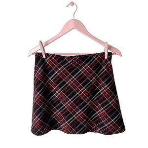 Free People Plaid Mini Skirt